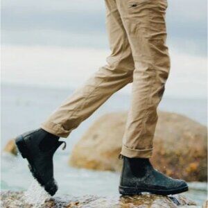 Blundstone Unisex 587 Chelsea Rustic Black Leather Boot US Mens 10.5